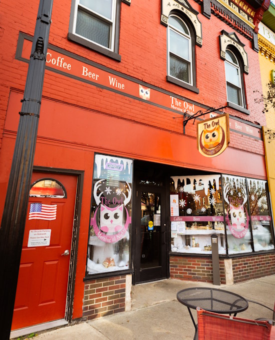 Inside The Owl coffee and cocktail bar